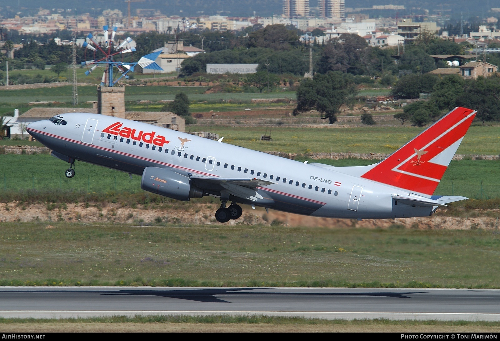 Aircraft Photo of OE-LNO | Boeing 737-7Z9 | Lauda Air | AirHistory.net #162963