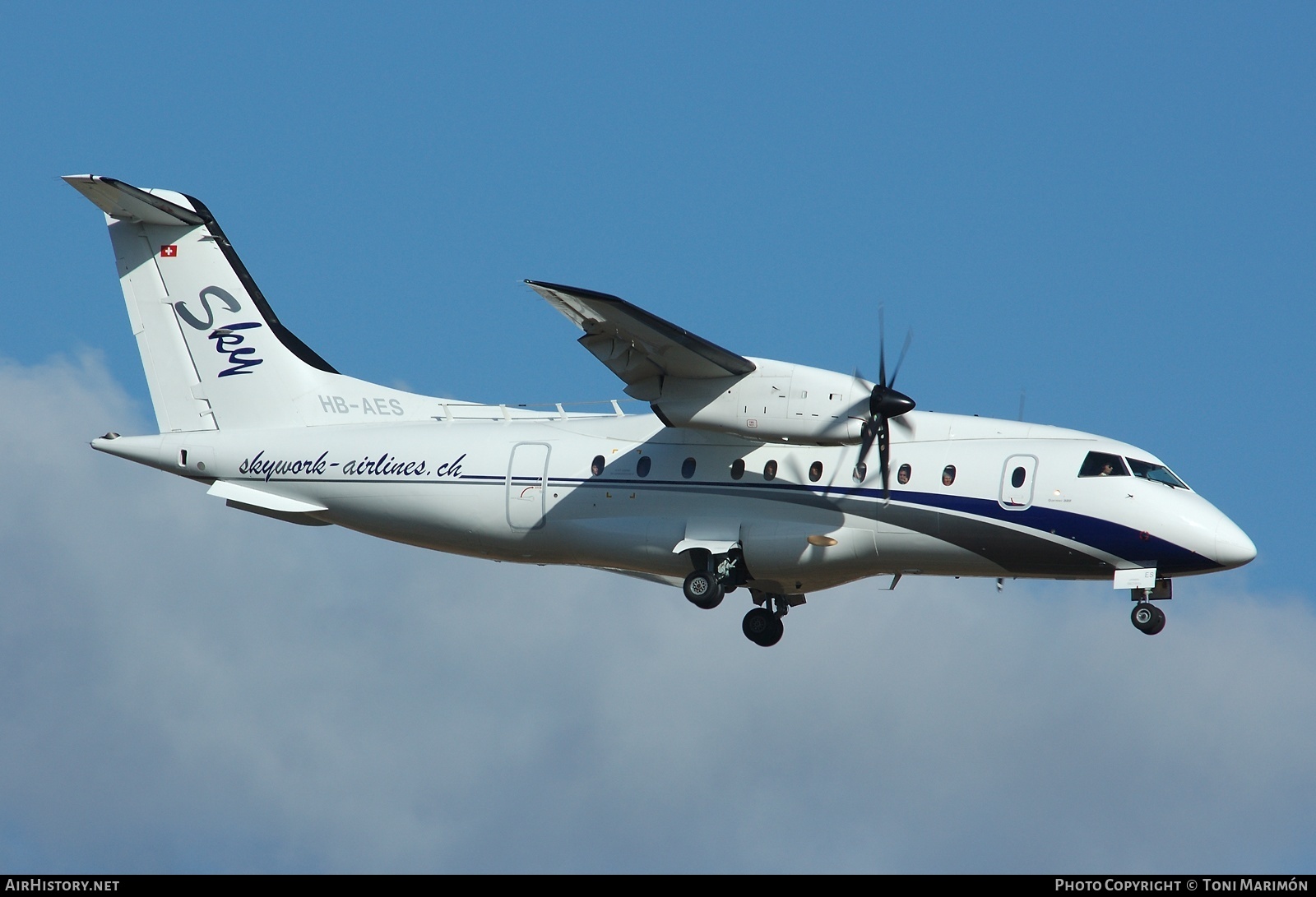 Aircraft Photo of HB-AES | Dornier 328-110 | SkyWork Airlines | AirHistory.net #162974