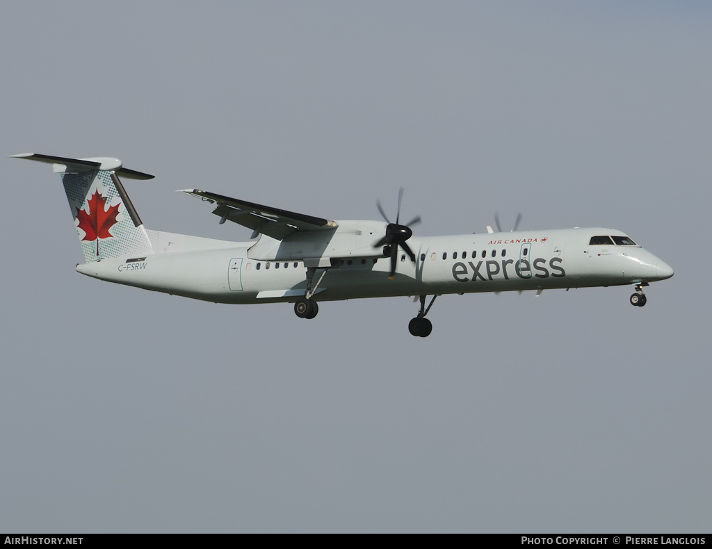 Aircraft Photo of C-FSRW | Bombardier DHC-8-402 Dash 8 | Air Canada Express | AirHistory.net #162981