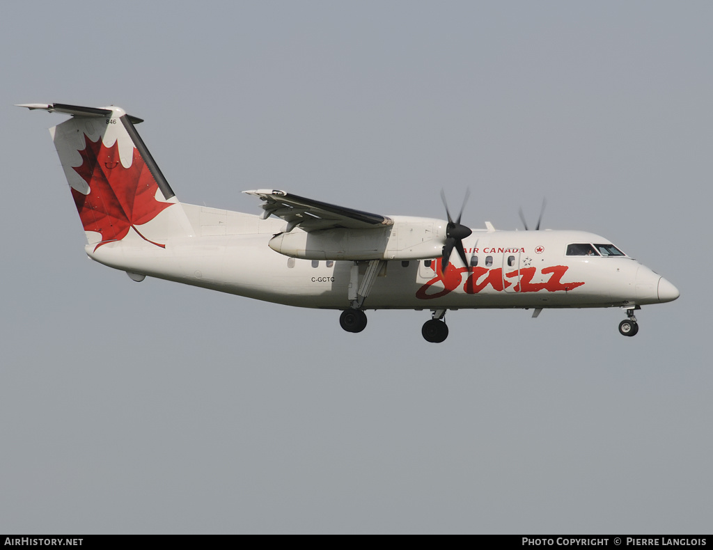 Aircraft Photo of C-GCTC | De Havilland Canada DHC-8-102 Dash 8 | Air Canada Jazz | AirHistory.net #162984