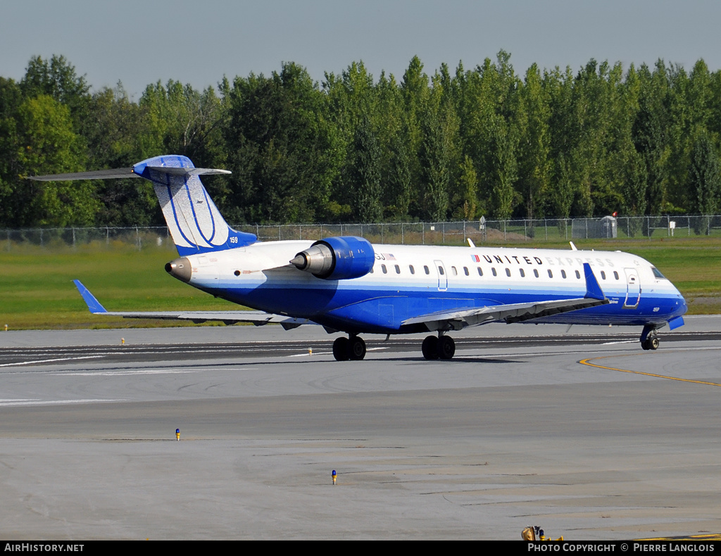 Aircraft Photo of N159GJ | Bombardier CRJ-701ER (CL-600-2C10) | United Express | AirHistory.net #162990