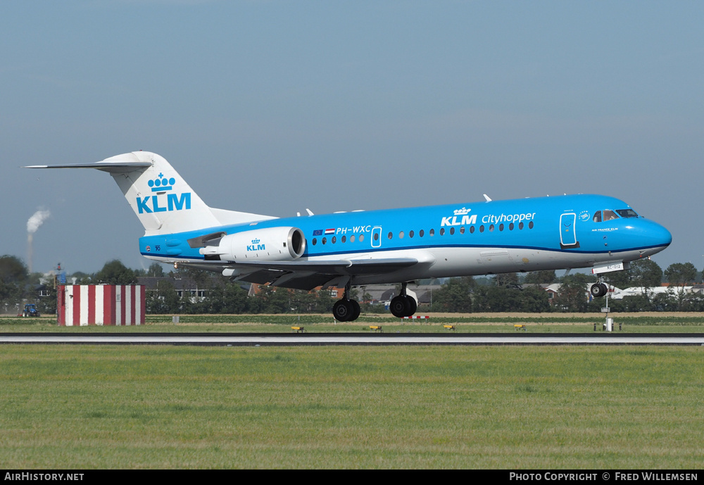 Aircraft Photo of PH-WXC | Fokker 70 (F28-0070) | KLM Cityhopper | AirHistory.net #163015