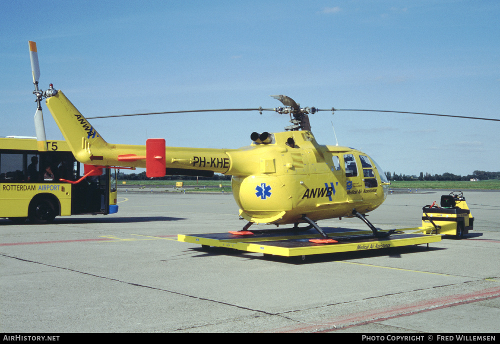 Aircraft Photo of PH-KHE | MBB BO-105CBS-4 | ANWB Medical Air Assistance | AirHistory.net #163018