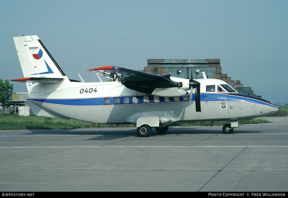 Aircraft Photo of 0404 | Let L-410MA Turbolet | Czechoslovakia - Air Force | AirHistory.net #163026