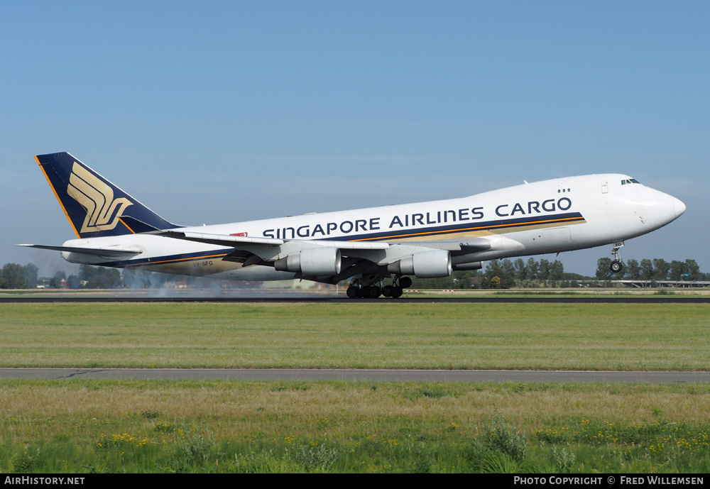 Aircraft Photo of 9V-SFG | Boeing 747-412F/SCD | Singapore Airlines Cargo | AirHistory.net #163029