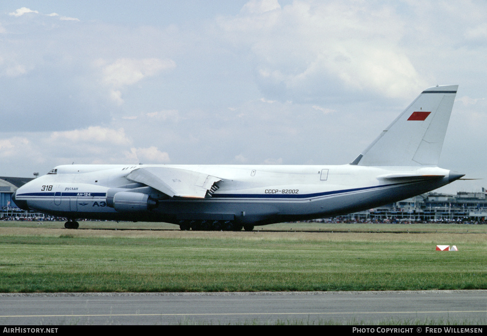 Aircraft Photo of CCCP-82002 | Antonov An-124-100 Ruslan | Aeroflot | AirHistory.net #163087