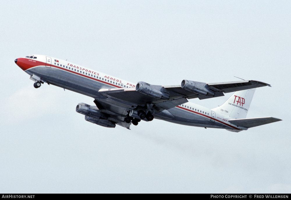 Aircraft Photo of CS-TBA | Boeing 707-382B | TAP - Transportes Aéreos Portugueses | AirHistory.net #163105