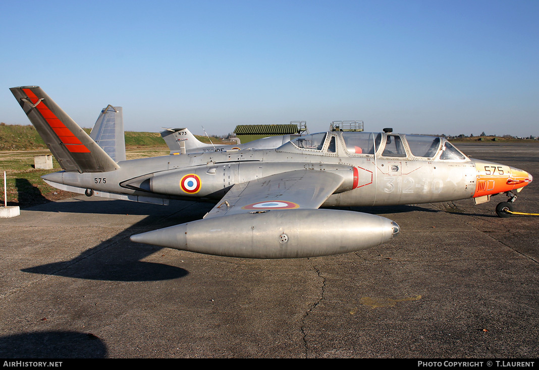 Aircraft Photo of 575 | Fouga CM-170R Magister | France - Air Force | AirHistory.net #163107