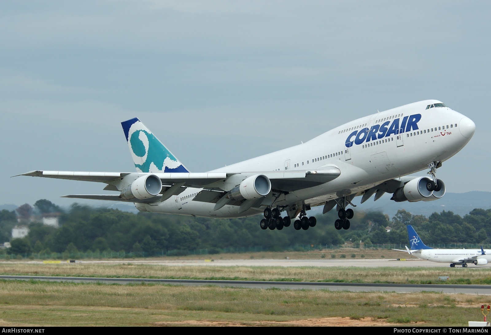 Aircraft Photo of F-GSKY | Boeing 747-312 | Corsair | AirHistory.net #163120