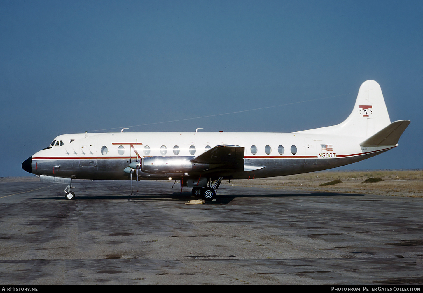 Aircraft Photo of N500T | Vickers 835 Viscount | Tennessee Gas Transmission Co. | AirHistory.net #163123