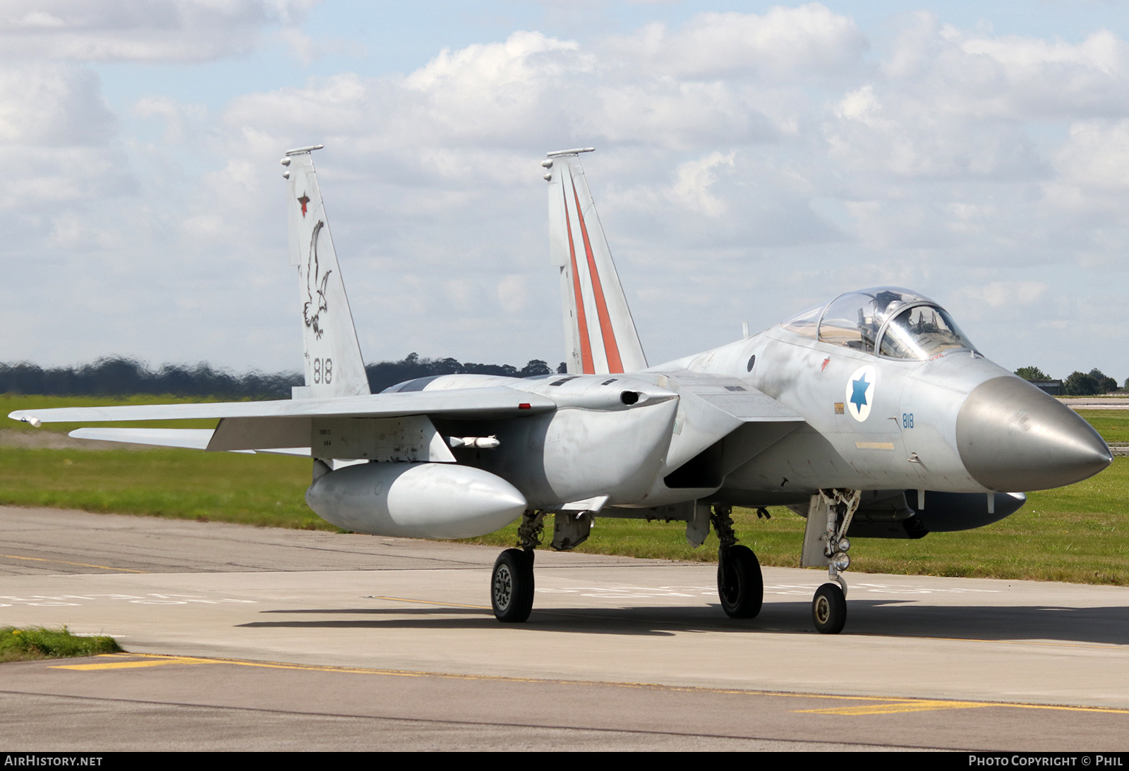 Aircraft Photo of 818 | McDonnell Douglas F-15C Baz | Israel - Air Force | AirHistory.net #163142