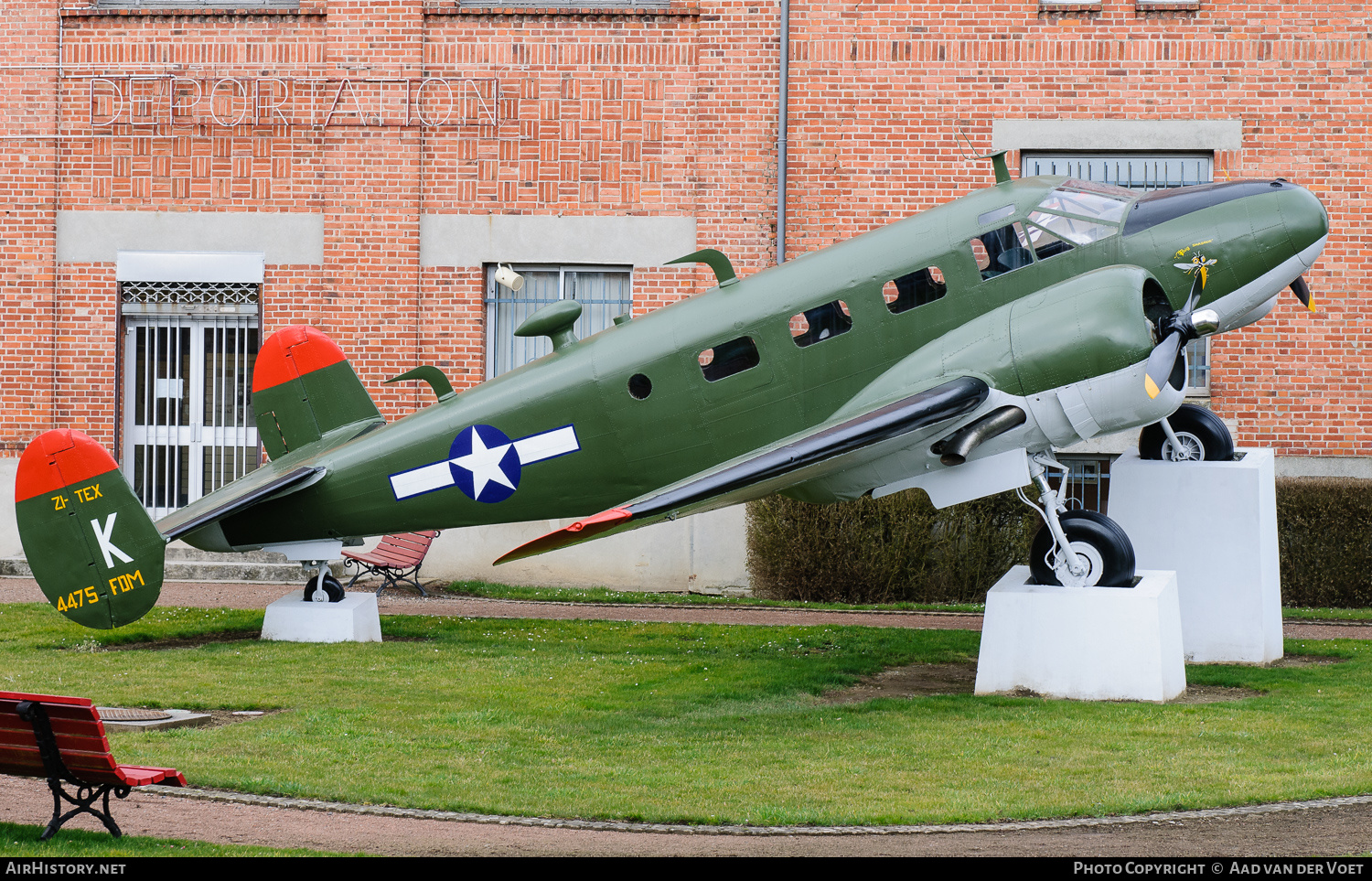 Aircraft Photo of 4475 / ZI-TEX | Beech C-45F Expeditor | USA - Air Force | AirHistory.net #163147