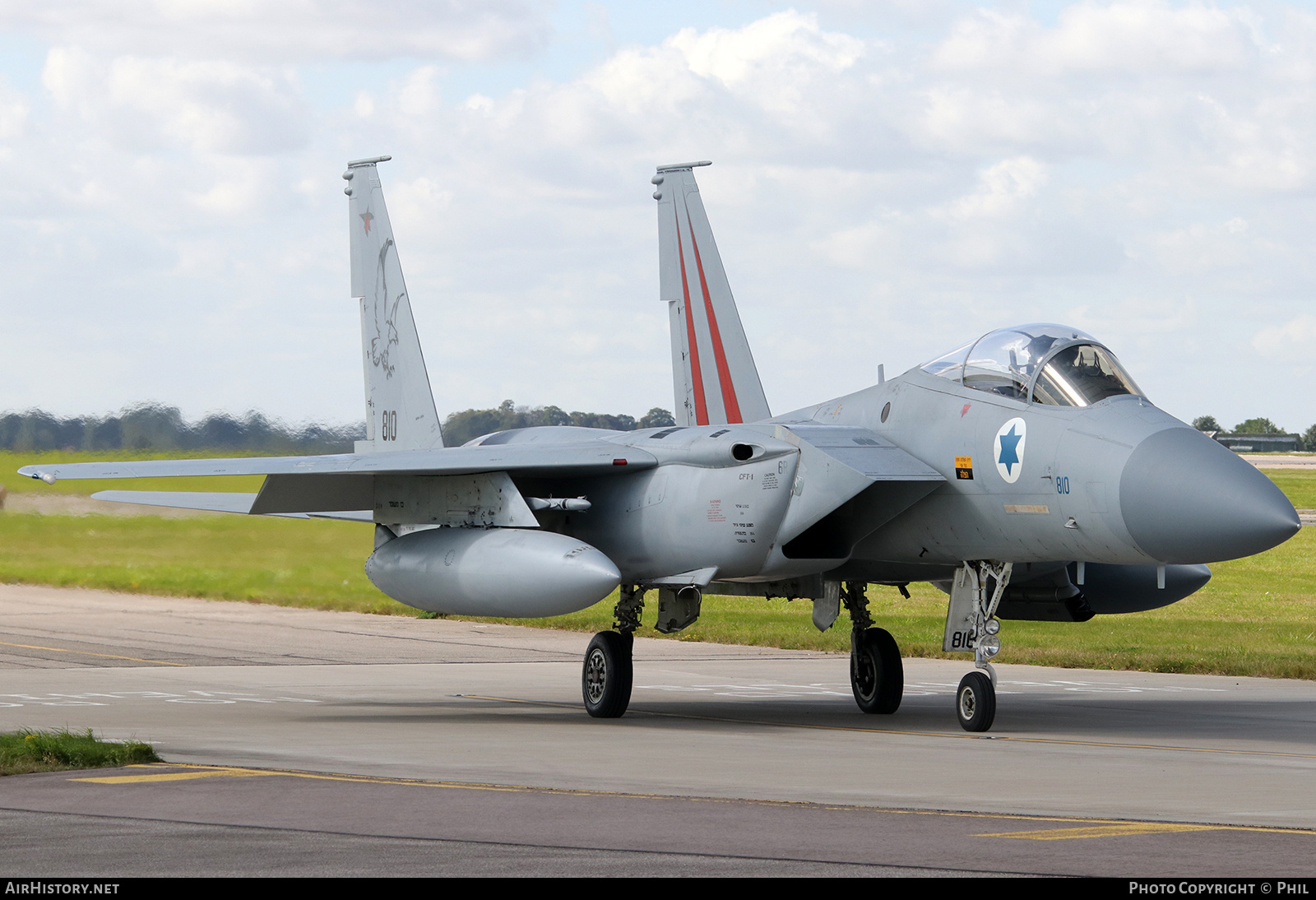 Aircraft Photo of 810 | McDonnell Douglas F-15C Baz | Israel - Air Force | AirHistory.net #163154