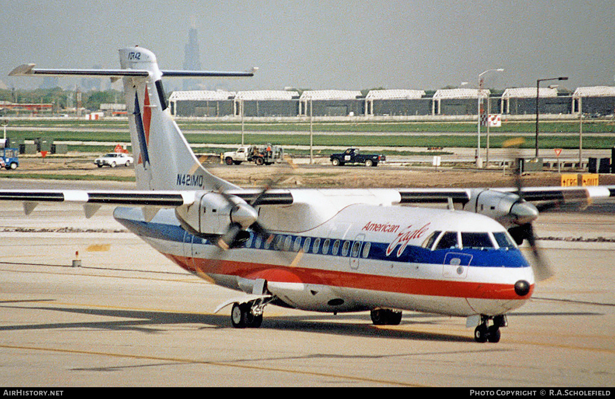 Aircraft Photo of N421MQ | ATR ATR-42-300 | American Eagle | AirHistory.net #163177