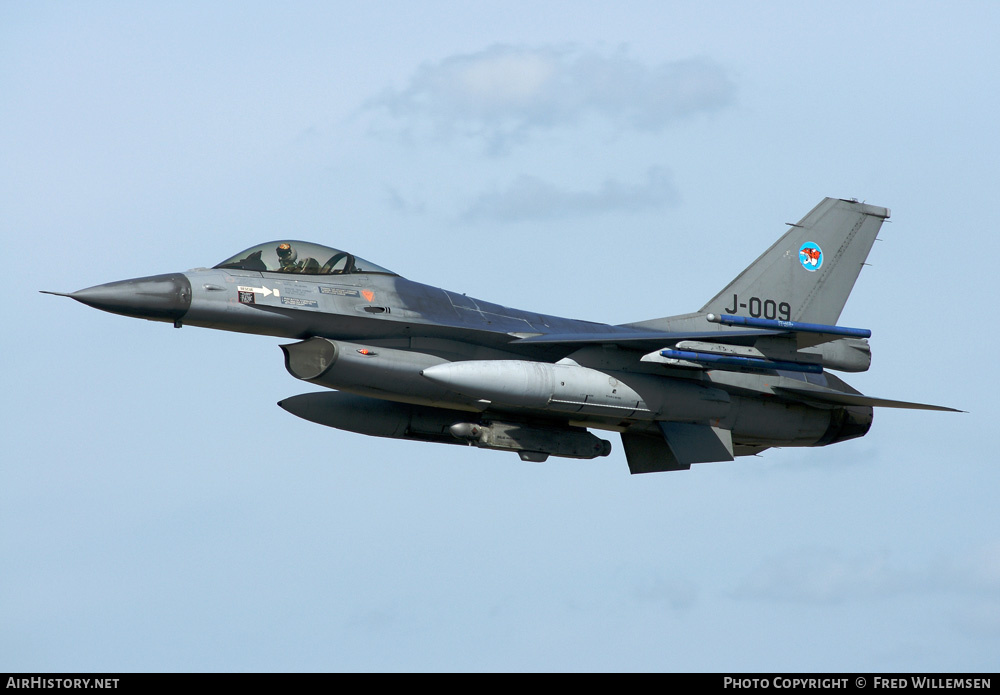 Aircraft Photo of J-009 | General Dynamics F-16AM Fighting Falcon | Netherlands - Air Force | AirHistory.net #163186