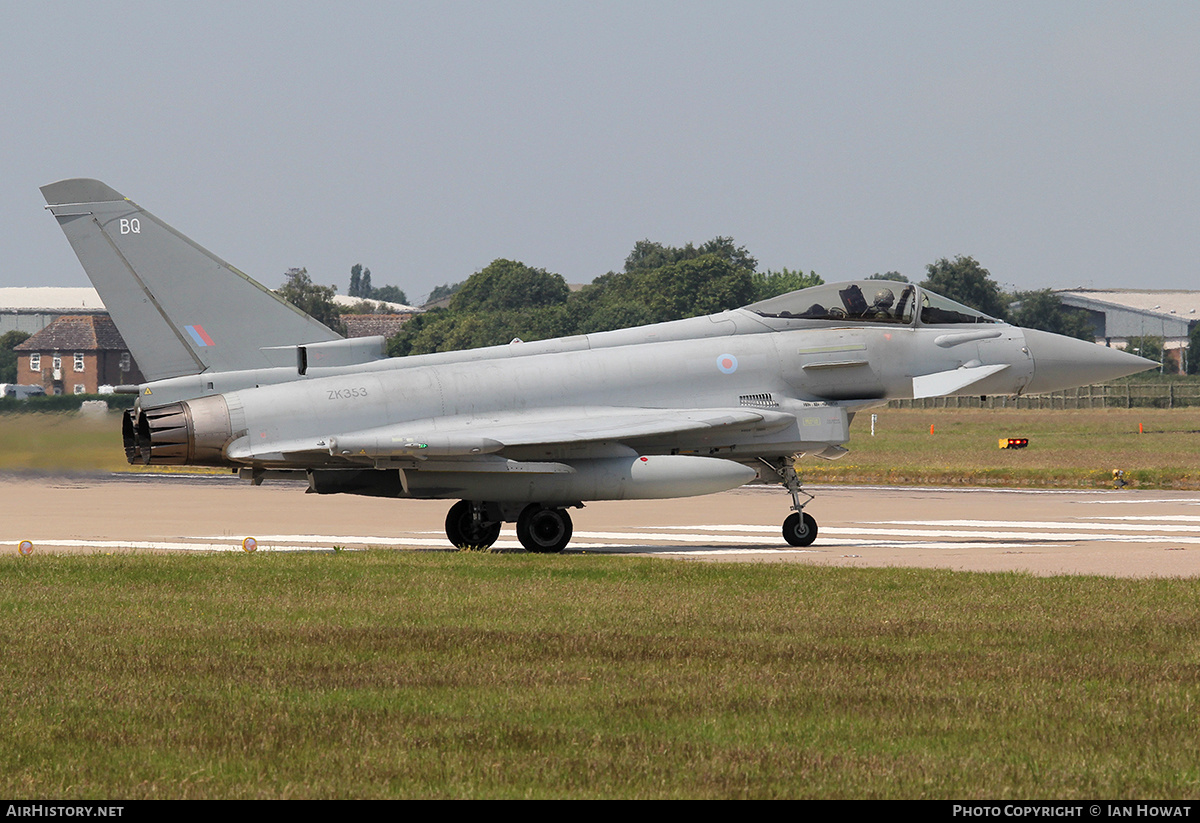 Aircraft Photo of ZK353 | Eurofighter EF-2000 Typhoon FGR4 | UK - Air Force | AirHistory.net #163206