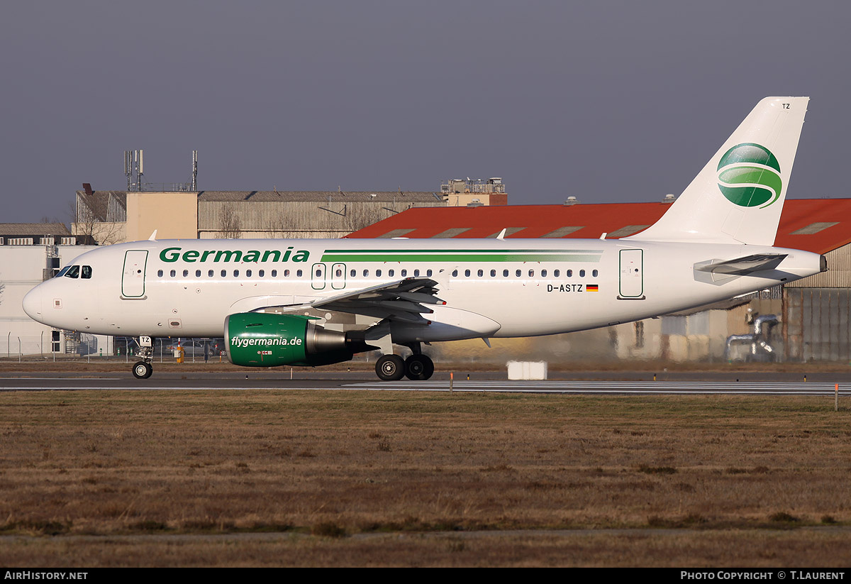 Aircraft Photo of D-ASTZ | Airbus A319-112 | Germania | AirHistory.net #163207