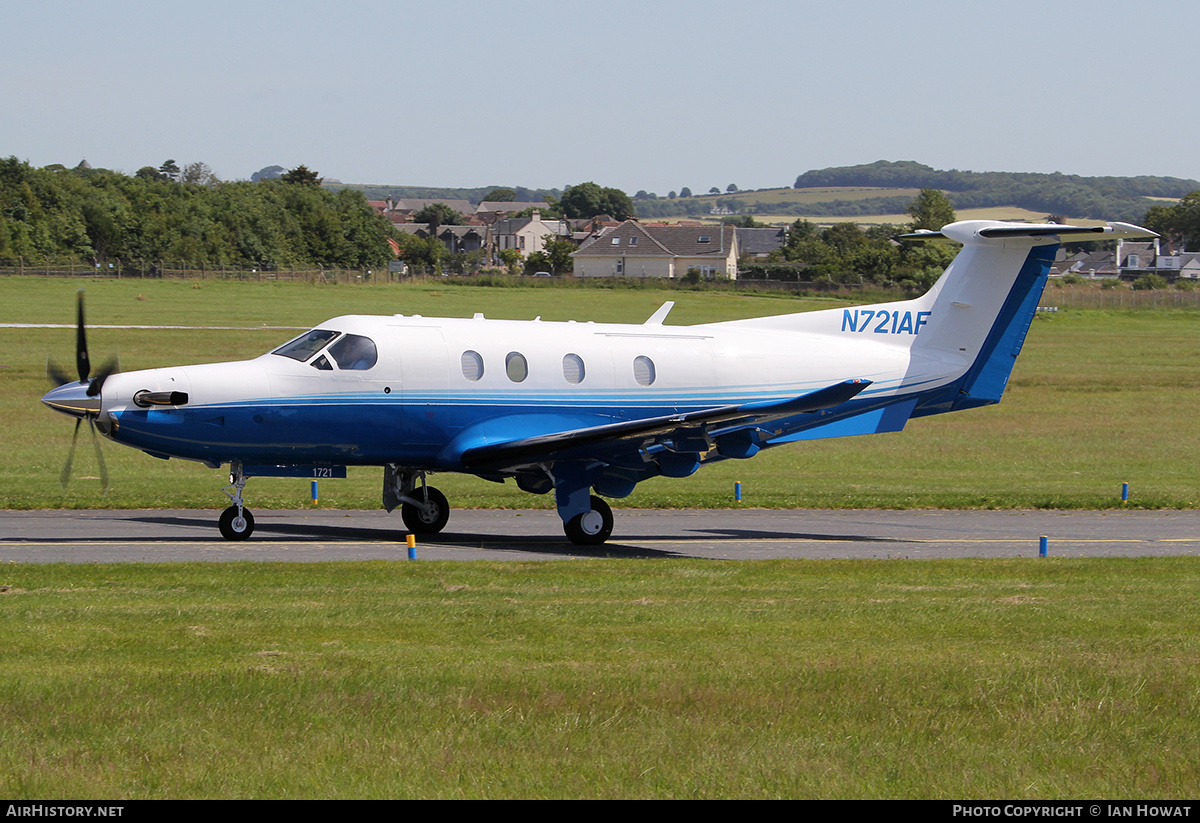 Aircraft Photo of N721AF | Pilatus PC-12NG (PC-12/47E) | AirHistory.net #163219