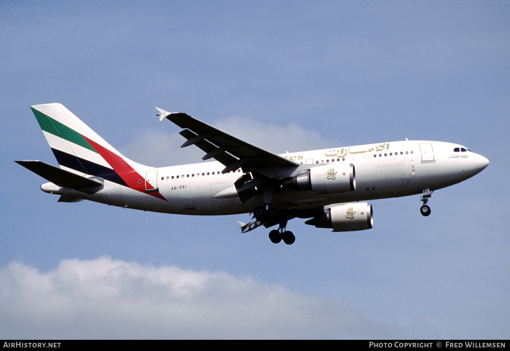 Aircraft Photo of A6-EKI | Airbus A310-308 | Emirates | AirHistory.net #163252