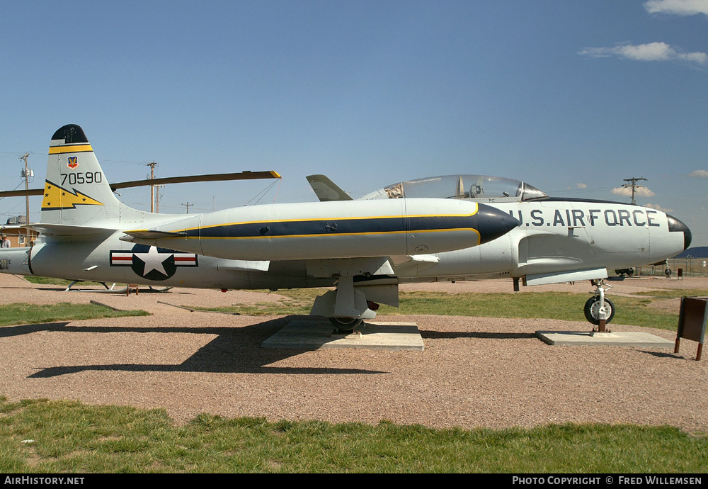 Aircraft Photo of 57-590 / 70590 | Lockheed T-33A | USA - Air Force | AirHistory.net #163259