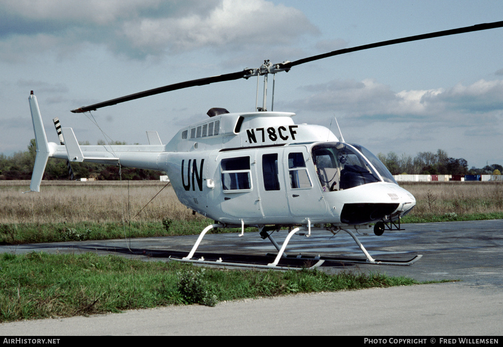 Aircraft Photo of N78CF | Bell 206L-1 LongRanger II | United Nations | AirHistory.net #163263