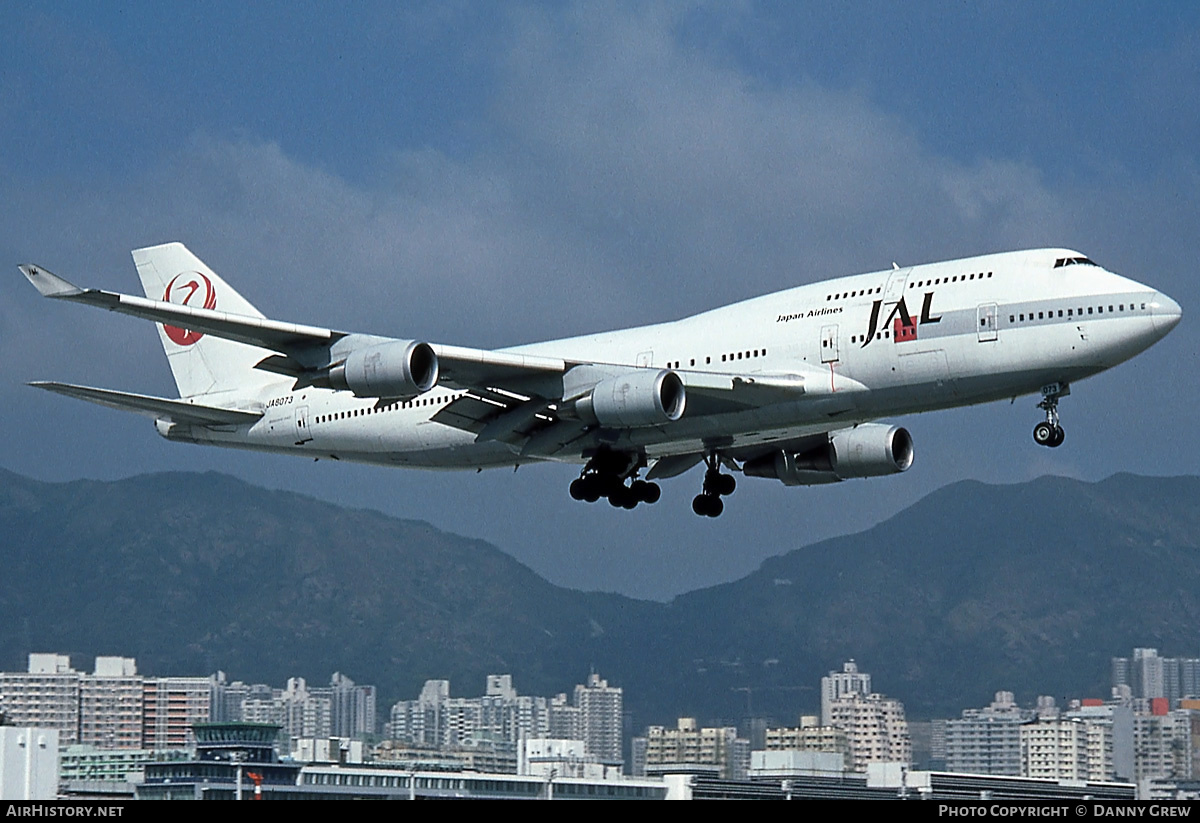 Aircraft Photo of JA8073 | Boeing 747-446 | Japan Airlines - JAL | AirHistory.net #163272