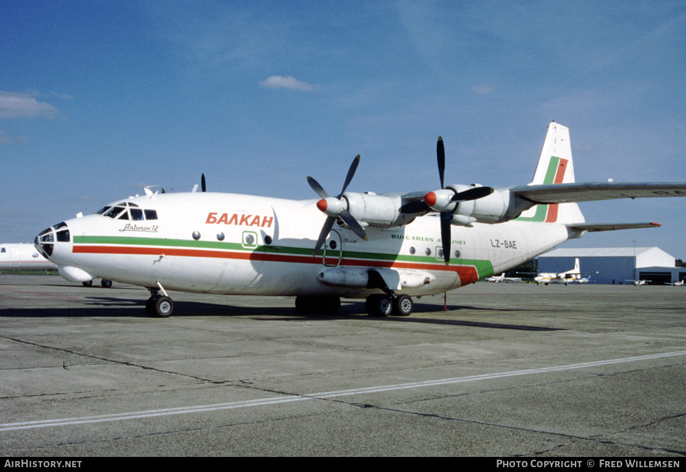 Aircraft Photo of LZ-BAE | Antonov An-12BP | Balkan - Bulgarian Airlines | AirHistory.net #163293