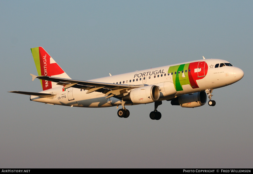 Aircraft Photo of CS-TTO | Airbus A319-111 | TAP Portugal | AirHistory.net #163298