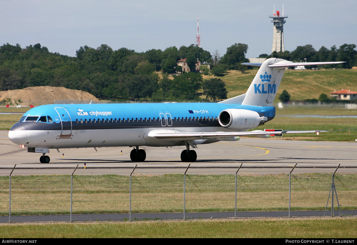 Aircraft Photo of PH-OFH | Fokker 100 (F28-0100) | KLM Cityhopper | AirHistory.net #163325