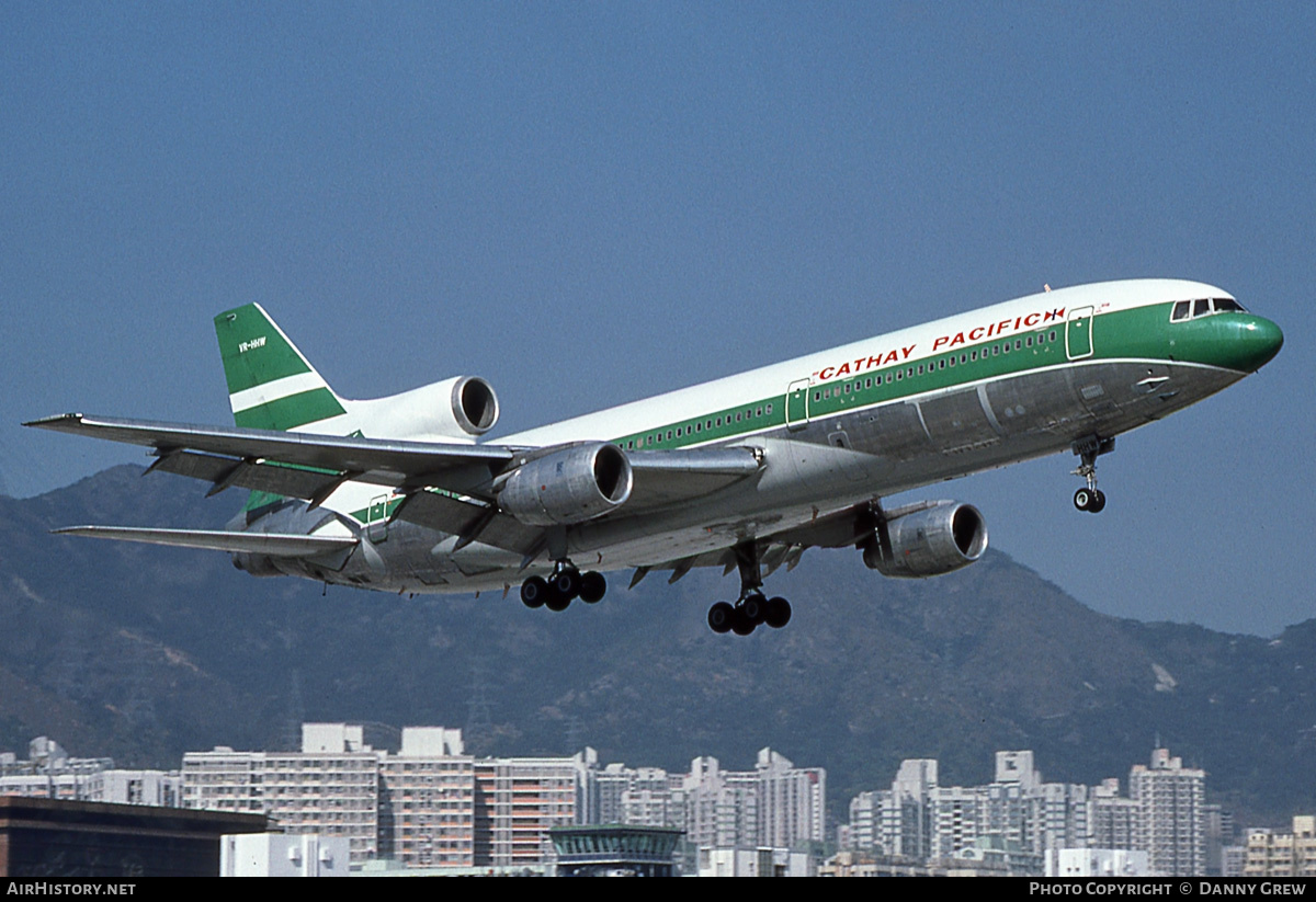 Aircraft Photo of VR-HHW | Lockheed L-1011-385-1 TriStar 1 | Cathay Pacific Airways | AirHistory.net #163354