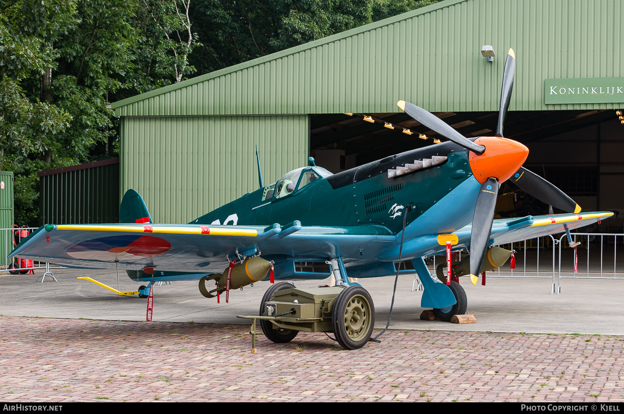 Aircraft Photo of NH238 / G-LFMH / H-60 | Supermarine Spitfire (replica) | Netherlands - Air Force | AirHistory.net #163358