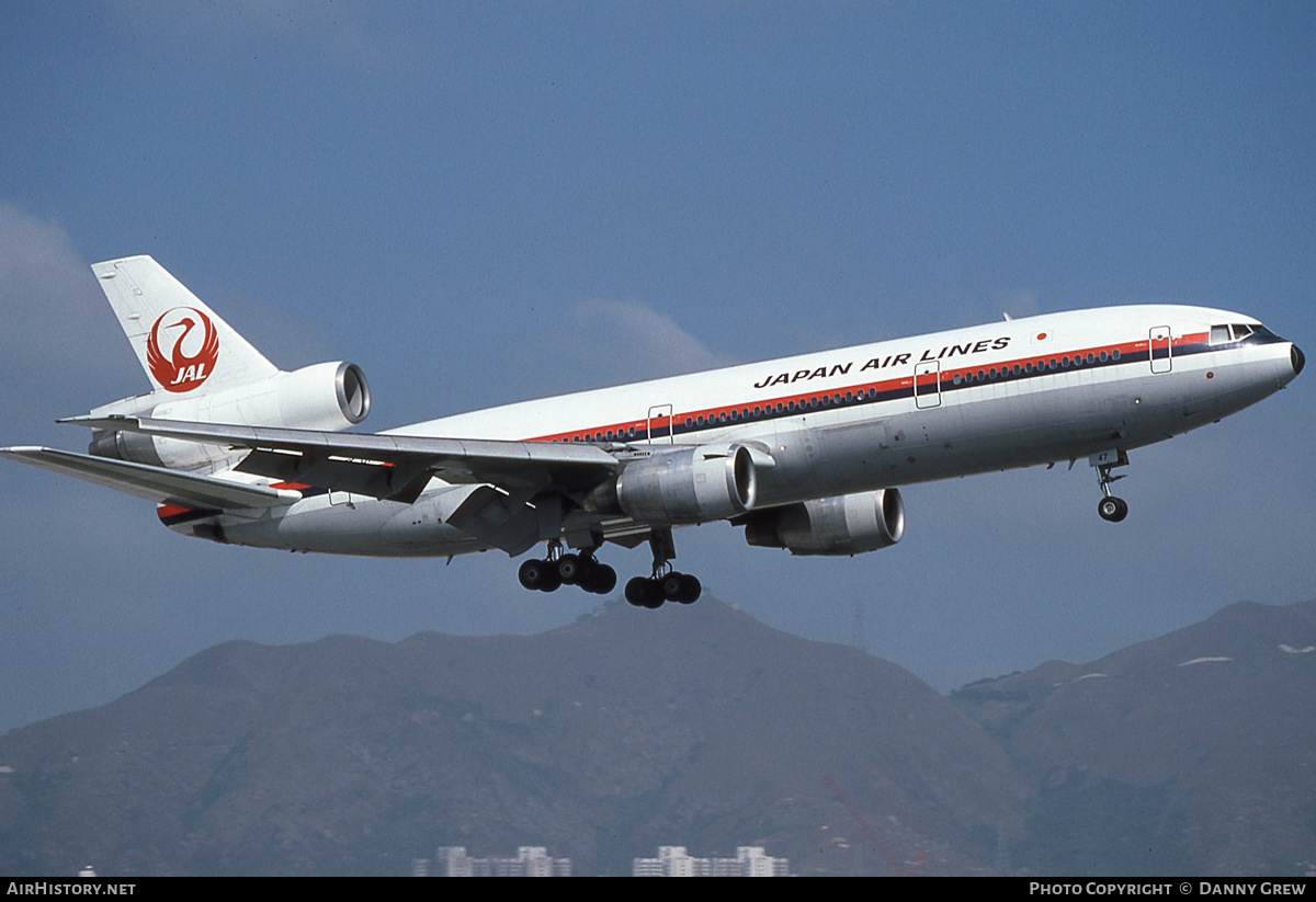 Aircraft Photo of JA8547 | McDonnell Douglas DC-10-40I | Japan Air Lines - JAL | AirHistory.net #163366