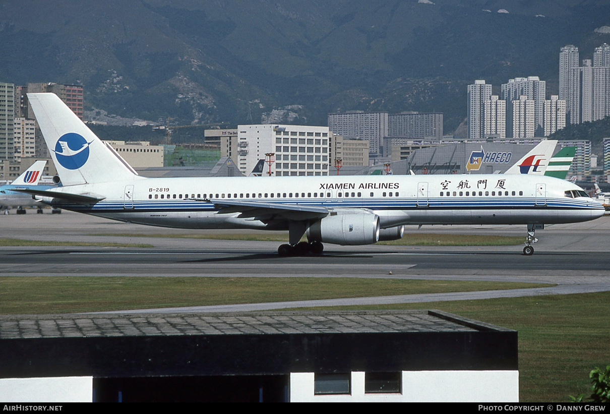 Aircraft Photo of B-2819 | Boeing 757-25C | Xiamen Airlines | AirHistory.net #163377