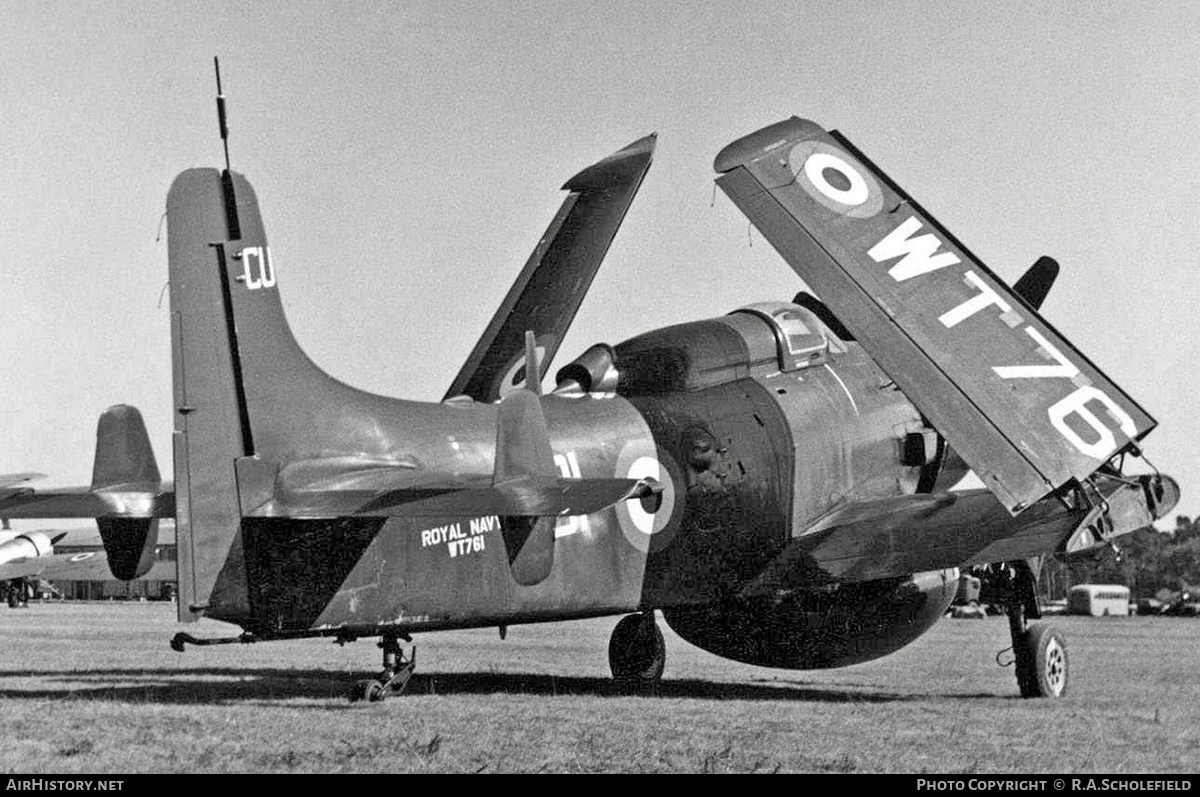 Aircraft Photo of WT761 | Douglas Skyraider AEW1 | UK - Navy | AirHistory.net #163395