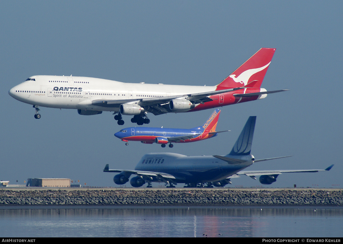 Aircraft Photo of VH-OJL | Boeing 747-438 | Qantas | AirHistory.net #163396