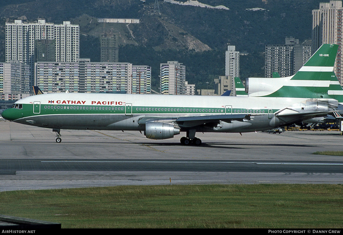 Aircraft Photo of VR-HHK | Lockheed L-1011-385-1 TriStar 1 | Cathay Pacific Airways | AirHistory.net #163402