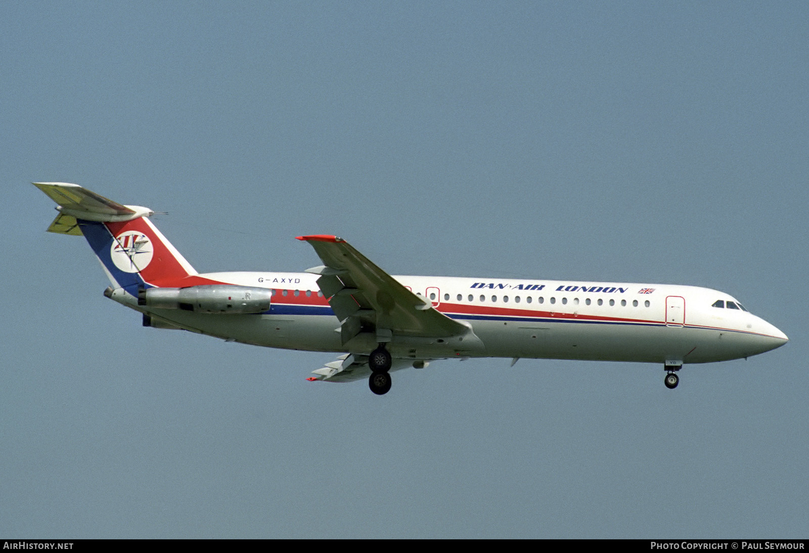 Aircraft Photo of G-AXYD | BAC 111-509EW One-Eleven | Dan-Air London | AirHistory.net #163419