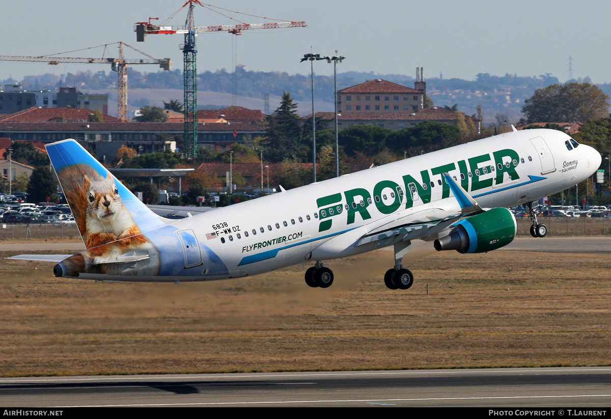 Aircraft Photo of F-WWDZ | Airbus A320-214 | Frontier Airlines | AirHistory.net #163420