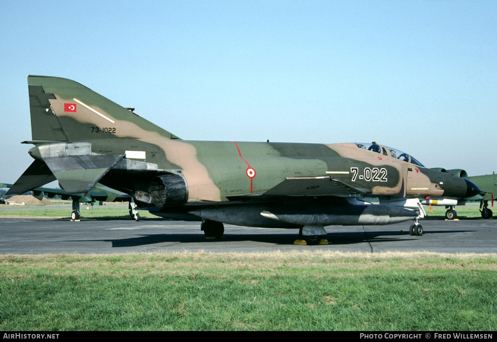 Aircraft Photo of 73-1022 | McDonnell Douglas F-4E Phantom II | Turkey - Air Force | AirHistory.net #163424