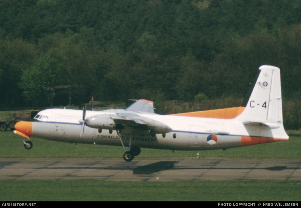 Aircraft Photo of C-4 | Fokker F27-300M Troopship | Netherlands - Air Force | AirHistory.net #163428