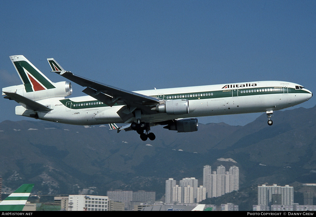 Aircraft Photo of I-DUPI | McDonnell Douglas MD-11C | Alitalia | AirHistory.net #163450