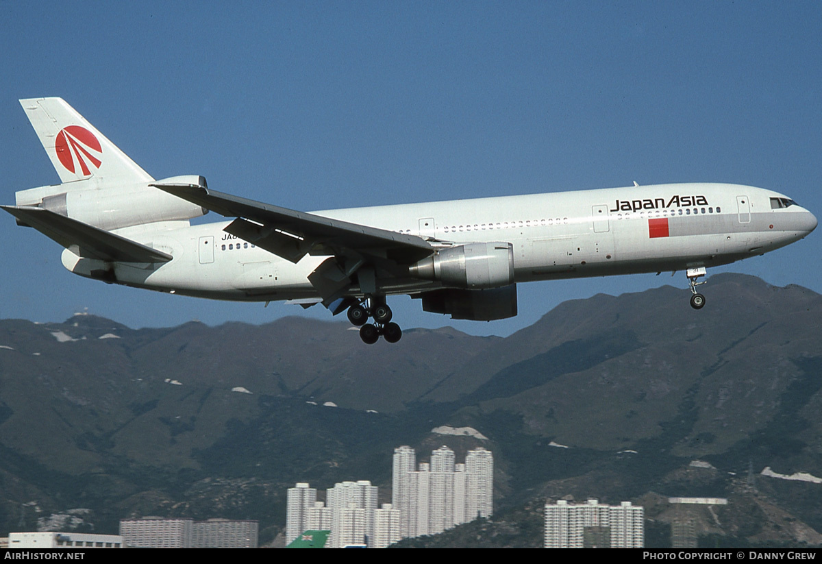 Aircraft Photo of JA8531 | McDonnell Douglas DC-10-40D | Japan Asia Airways - JAA | AirHistory.net #163452