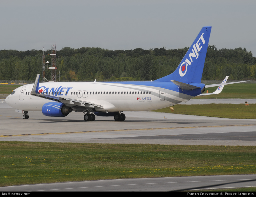 Aircraft Photo of C-FTCZ | Boeing 737-8AS | CanJet Airlines | AirHistory.net #163471