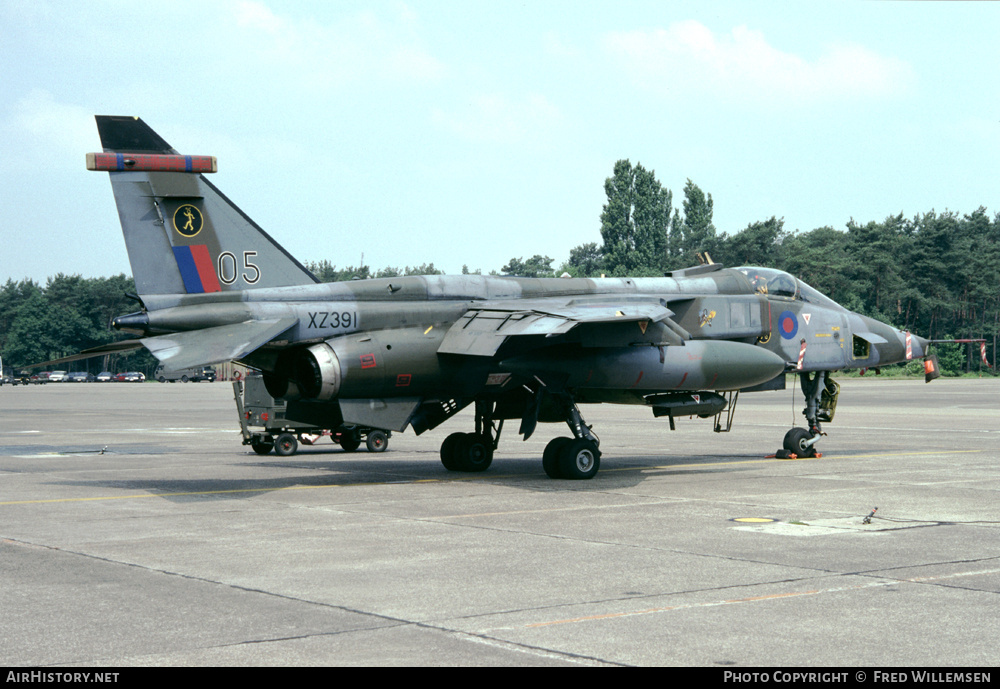 Aircraft Photo of XZ391 | Sepecat Jaguar GR1 | UK - Air Force | AirHistory.net #163491