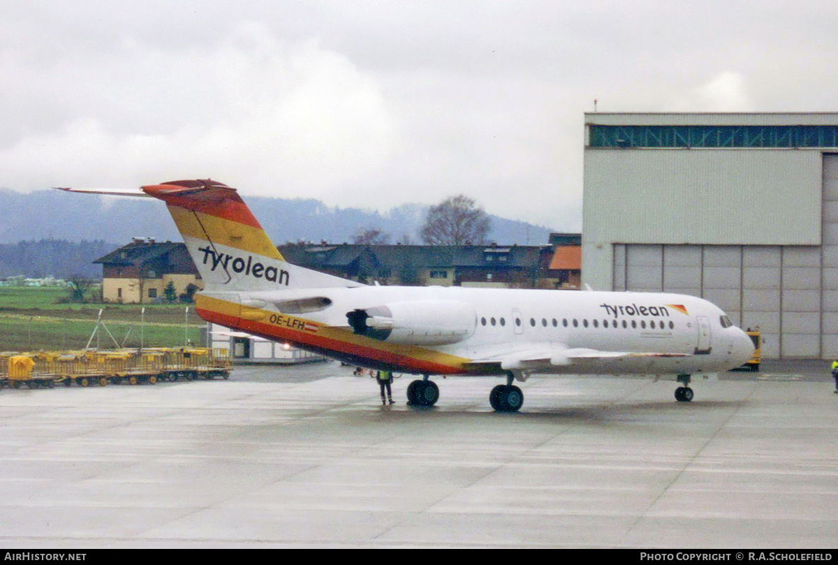 Aircraft Photo of OE-LFH | Fokker 70 (F28-0070) | Tyrolean Airways | AirHistory.net #163527