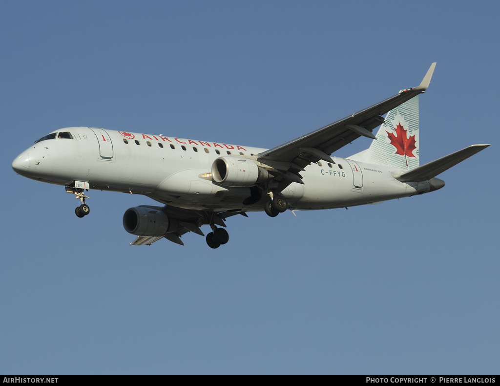Aircraft Photo of C-FFYG | Embraer 175LR (ERJ-170-200LR) | Air Canada | AirHistory.net #163540