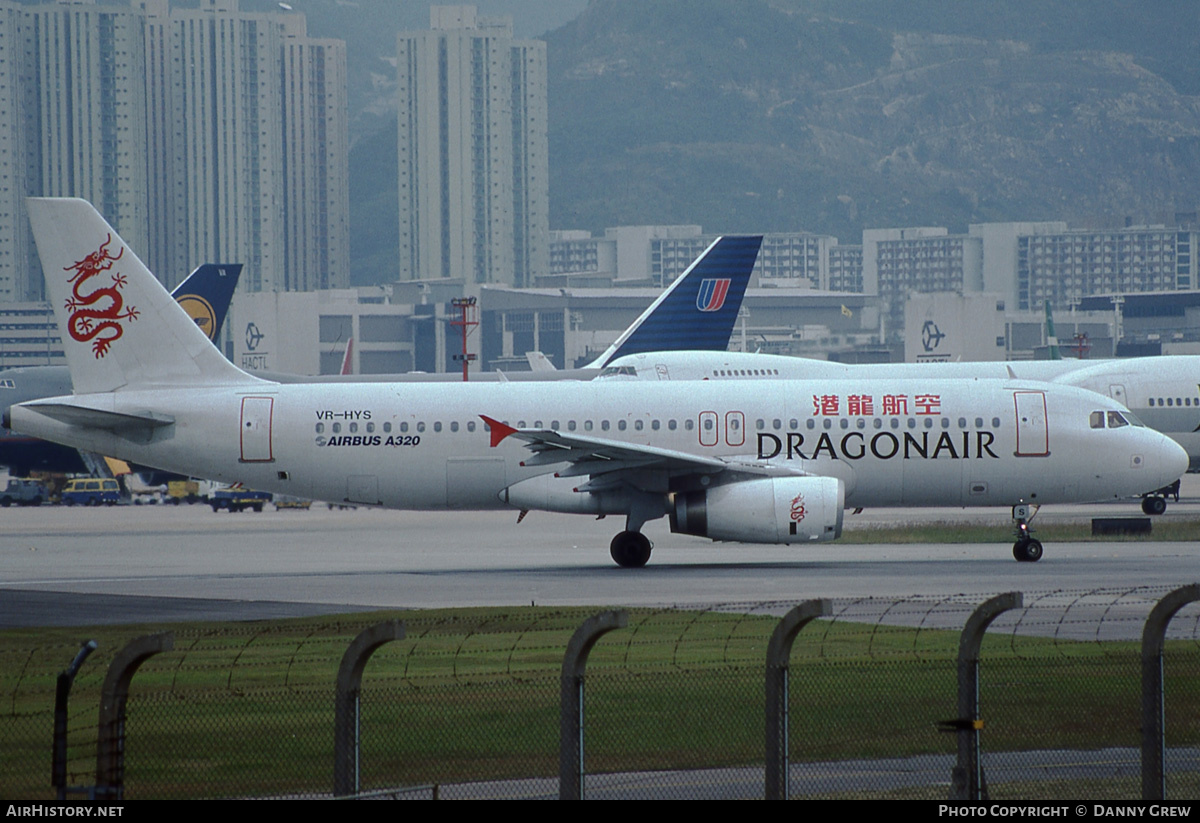 Aircraft Photo of VR-HYS | Airbus A320-231 | Dragonair | AirHistory.net #163544