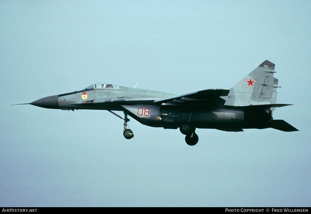 Aircraft Photo of 08 red | Mikoyan-Gurevich MiG-29 (9-13) | Russia - Air Force | AirHistory.net #163546
