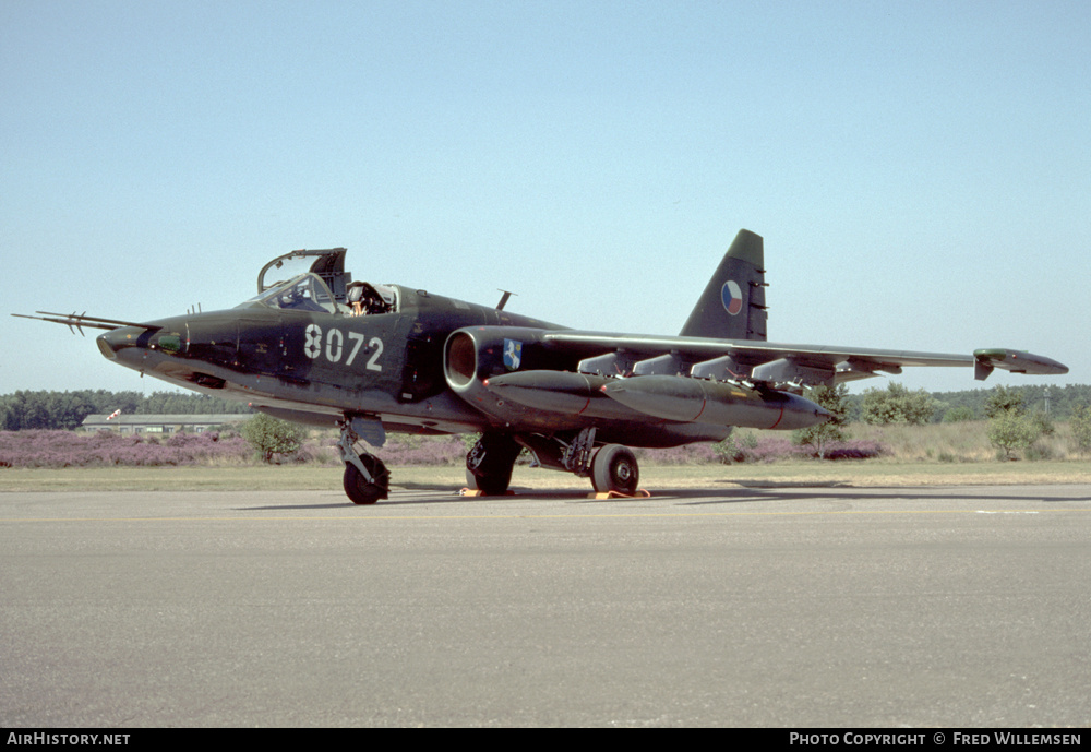 Aircraft Photo of 8072 | Sukhoi Su-25K | Czechoslovakia - Air Force | AirHistory.net #163548