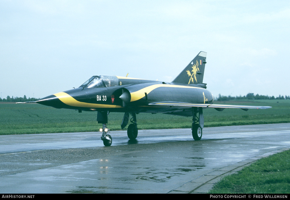 Aircraft Photo of BA33 | Dassault Mirage 5BA | Belgium - Air Force | AirHistory.net #163551